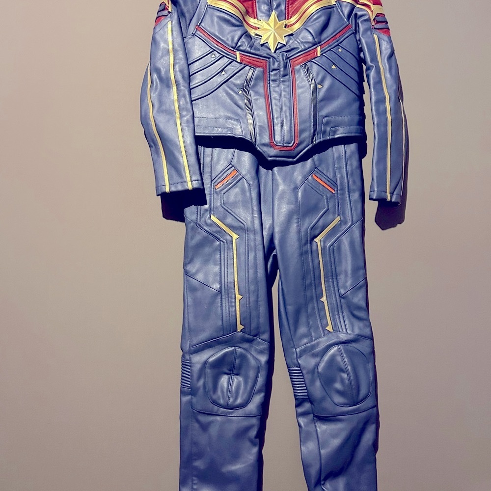 Women’s Captain Marvel Superhero Costume Cosplay Procosplay